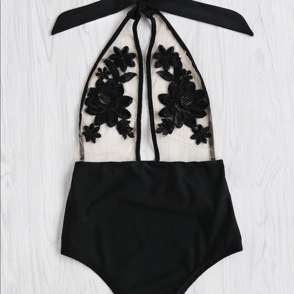 Black bathing suit